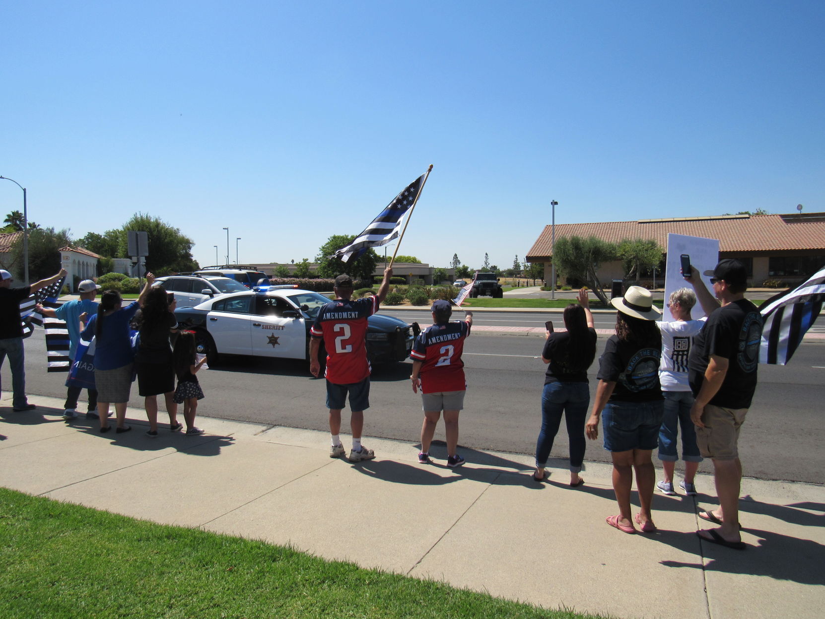 Back the Blue Rally